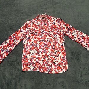 Simply Styled Floral Ruffle Top